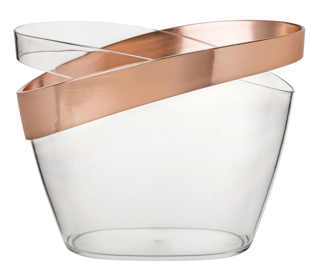 Copper Banded Champagne Bucket 12